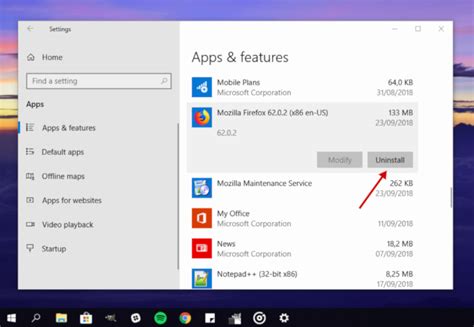 uninstall apps from microsoft store
